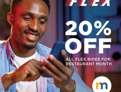 FLEX: The hassle free ride home this Restaurant Month.